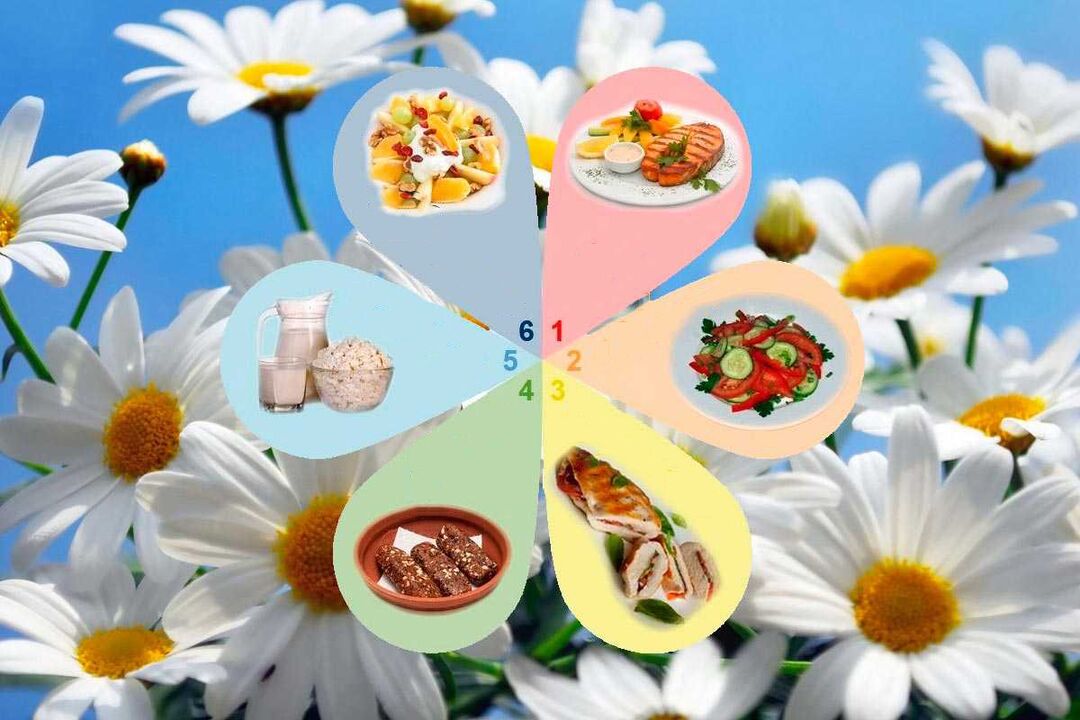 šešių žiedlapių dieta ir mėgstamiausia dieta